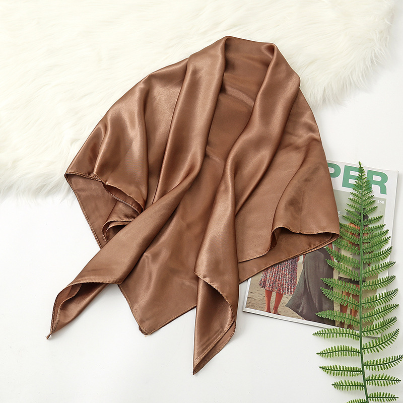 90cm Solid Colors Neckerchief  - Head Wrap Turban 评论和价格